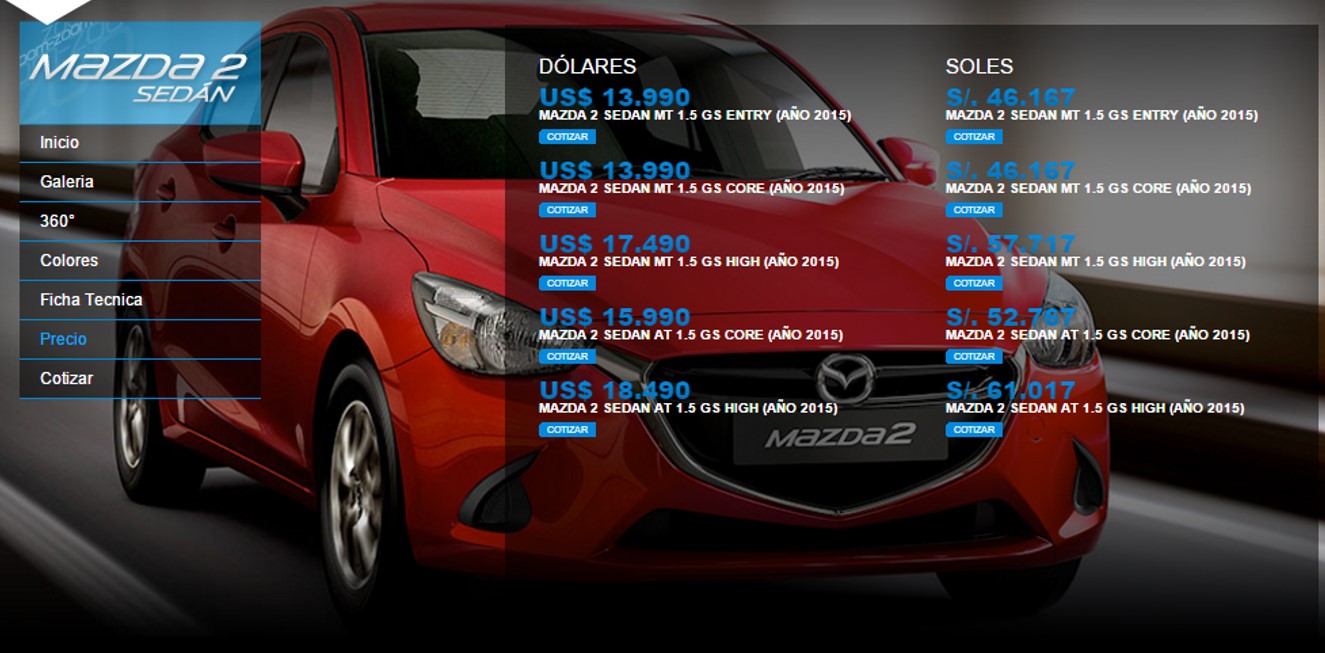 Peru precios Sedan M2.jpg